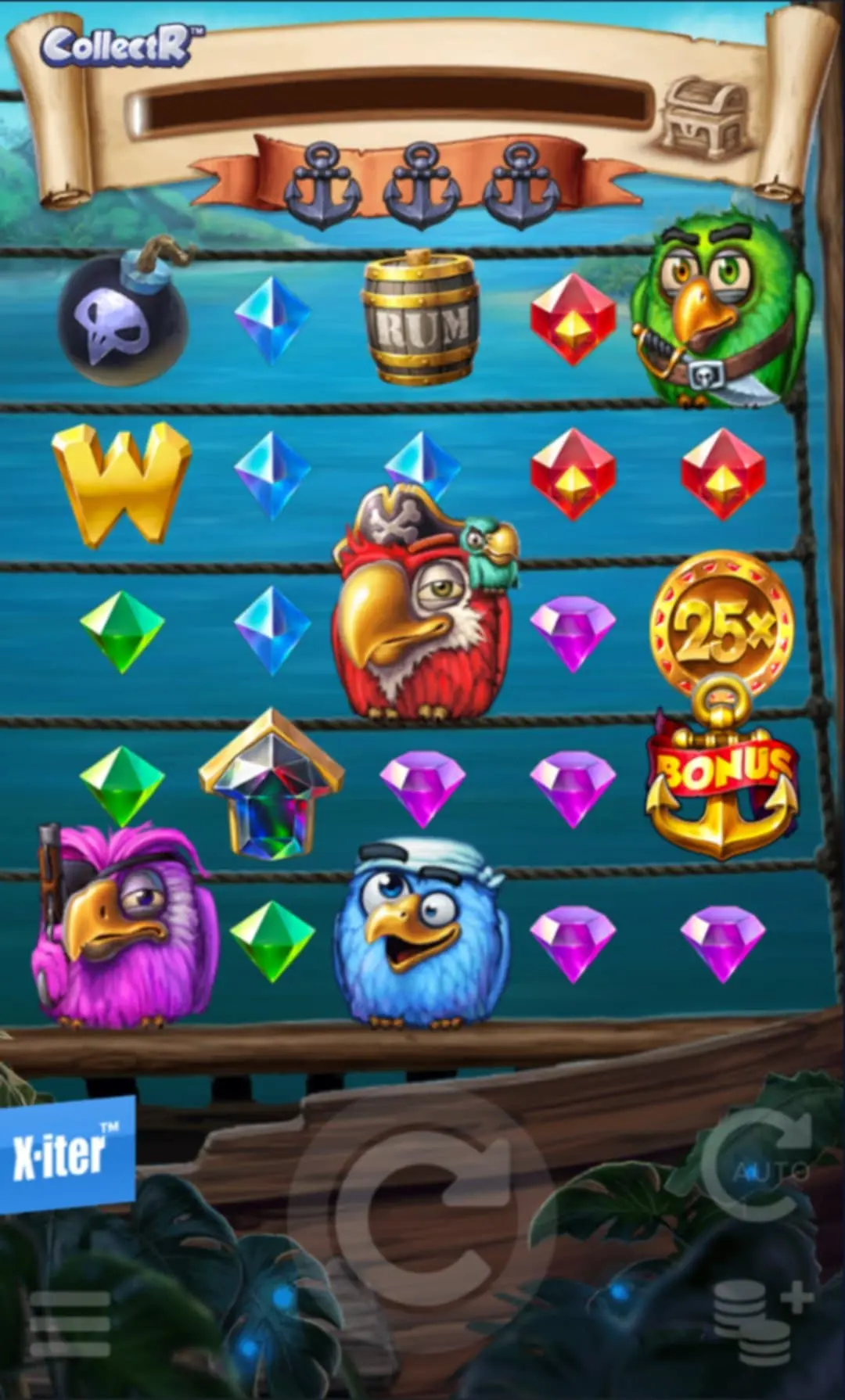 Pirots mobiili slot peli