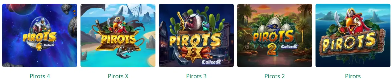 Pirots sarjan versiot 2 3 X